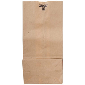 Duro #10 Kraft 18410 Grocery Bags