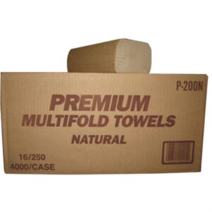 Premium Multi-Fold Towel - Natural
