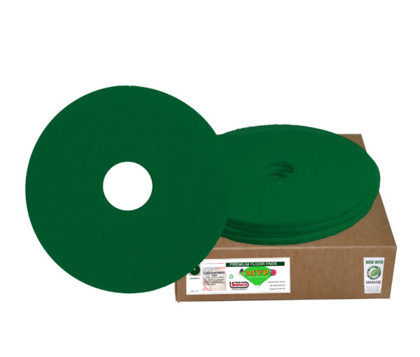 Sanico MVP Green Monster 20" Green Scrubbing Floor Pad Deep Cleaning