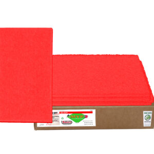 Sanico MVP Lead Off 14" x 32" Red Buffing Floor Pad