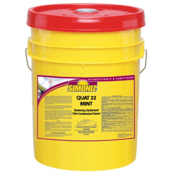 Simoniz Quat 32 Mint Disinfectant Germicidal - 5 Gal