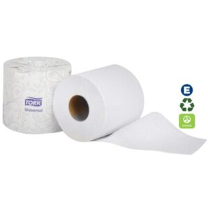 Tork Universal Quality 2 Ply Roll Bath Tissue - White